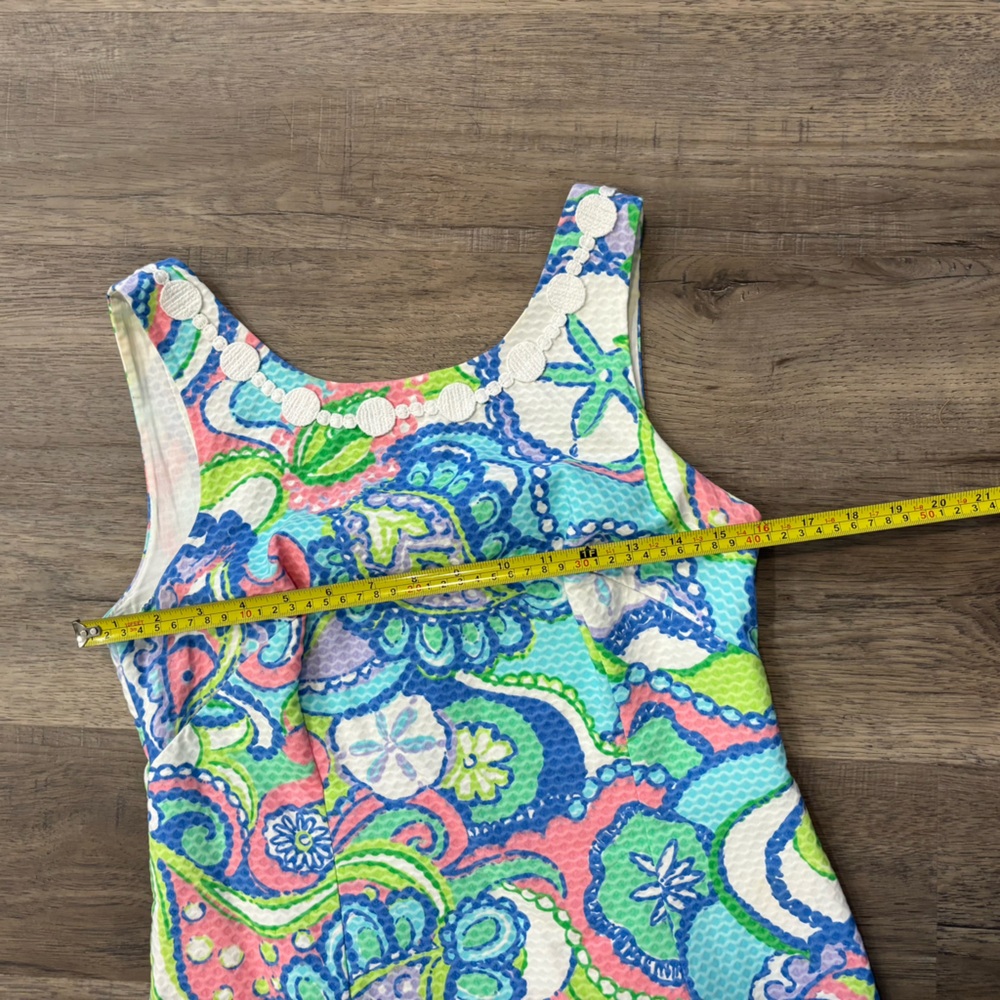 Lilly Pulitzer Delia Shift Dress Size 4 Multicolor Paisley, mini dress vacation - Picture 5 of 11